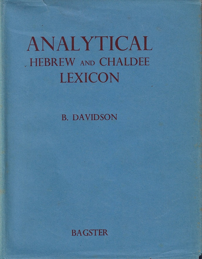 Omslag van Analytical Hebrew and Chaldee Lexicon, tweedehands boek bij Boekhandel Bloks