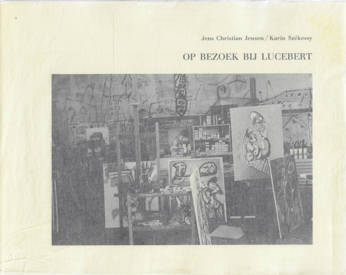 Omslag van Op bezoek bij Lucebert, tweedehands boek bij Boekhandel Bloks