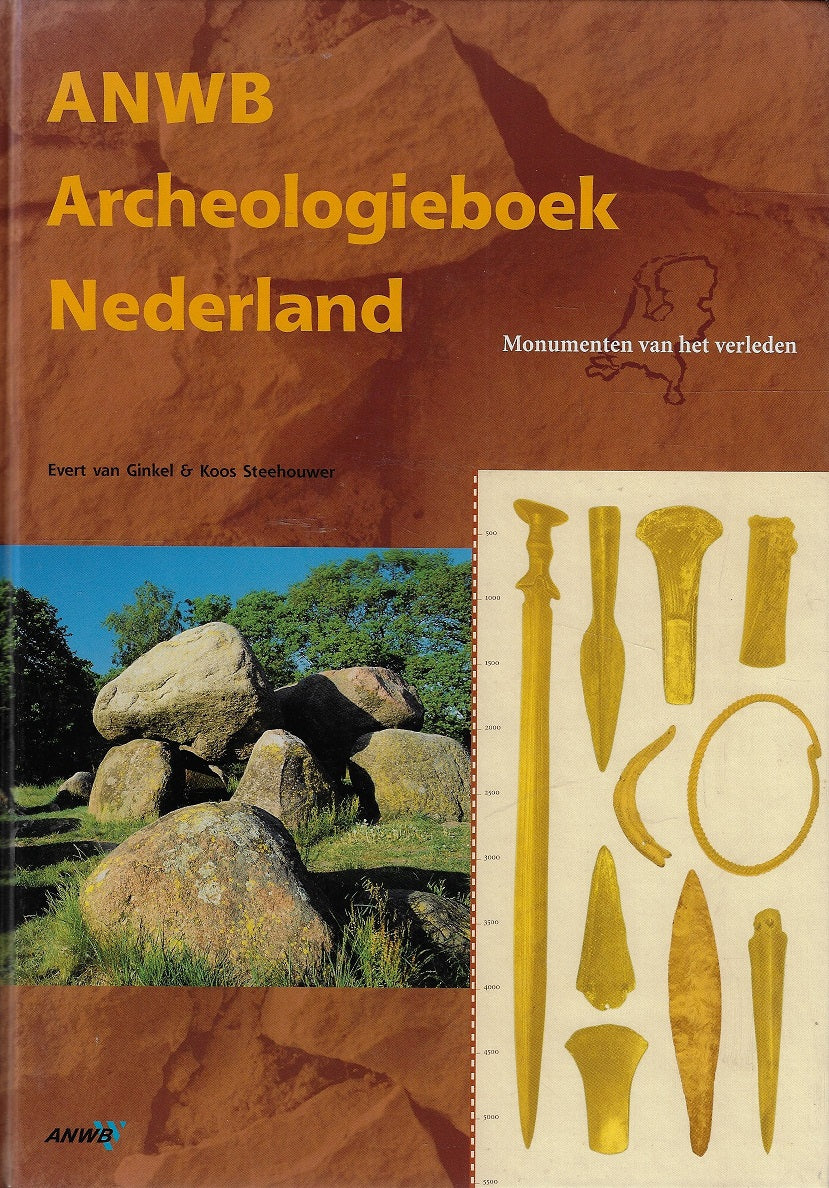 Omslag van Archeologieboek Nederland, tweedehands boek bij Boekhandel Bloks