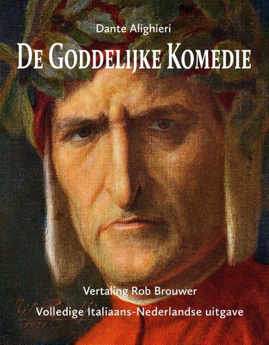 Omslag van De Goddelijke Komedie / volledige Italiaanse tekst met Nederlandse vertaling door Dante Alighieri, tweedehands boek bij Boekhandel Bloks