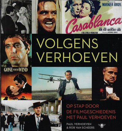Omslag van Volgens Verhoeven / op stap door de filmgeschiedenis met Paul Verhoeven, tweedehands boek bij Boekhandel Bloks