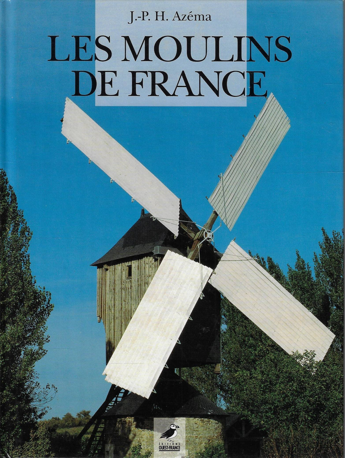 Omslag van Les moulins de France, tweedehands boek bij Boekhandel Bloks