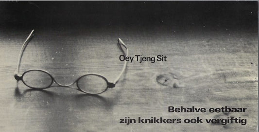 Omslag van Behalve eetbaar zijn knikkers ook vergiftig, tweedehands boek bij Boekhandel Bloks