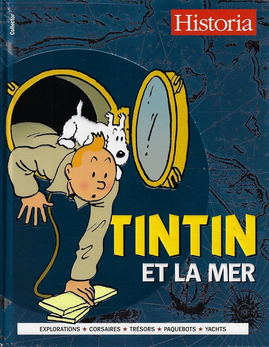Omslag van Tintin et la mer, tweedehands boek bij Boekhandel Bloks