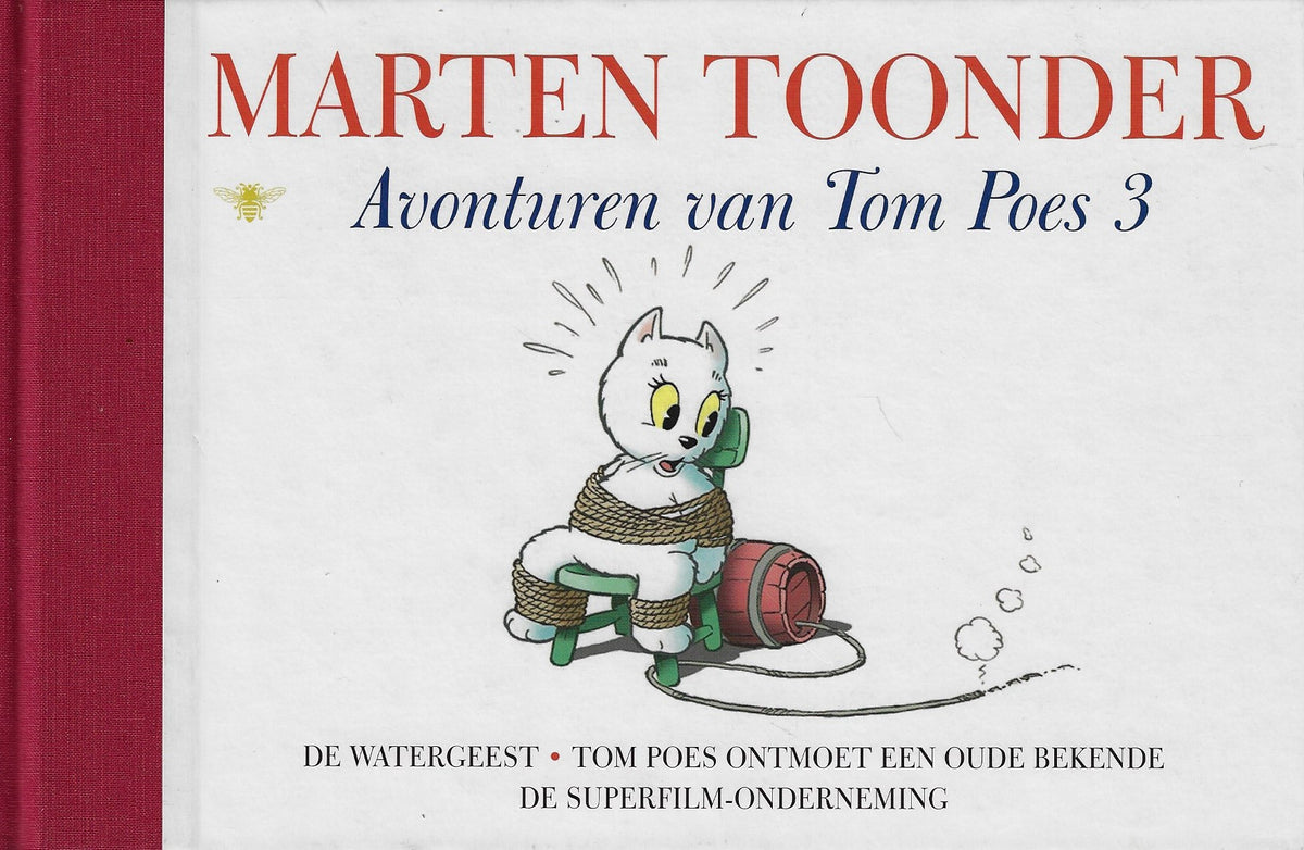 Omslag van De avonturen van Tom Poes 3 / bevat de titels: De watergeest, Tom Poes ontmoet een oude bekende, De Superfilm-onderneming, tweedehands boek bij Boekhandel Bloks