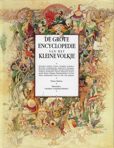Omslag van De grote encyclopedie van het kleine volkje, tweedehands boek bij Boekhandel Bloks