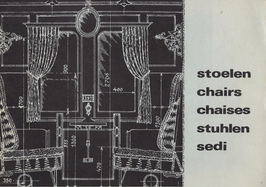 Omslag van Stoelen, Chairs, Chaises, Stuhlen, Sedi, tweedehands boek bij Boekhandel Bloks