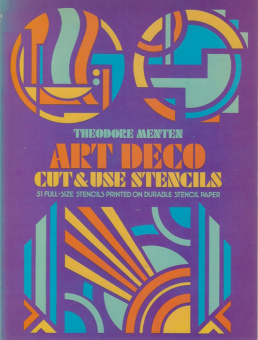 Omslag van Art Deco Cut and Use Stencils, tweedehands boek bij Boekhandel Bloks