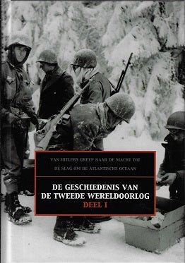Omslag van De geschiedenis van de Tweede Wereldoorlog in woord, beeld en geluid, tweedehands boek bij Boekhandel Bloks