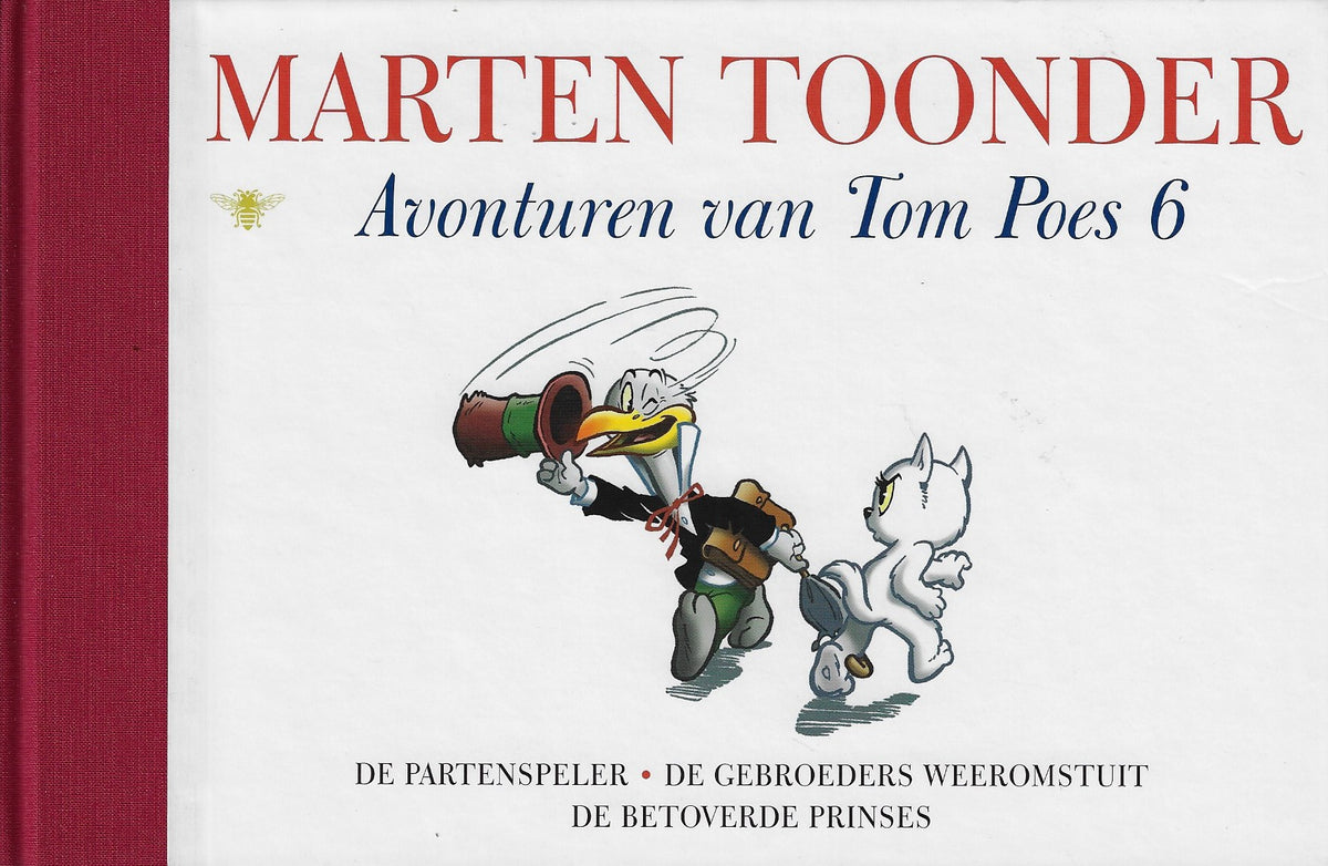 Omslag van Avonturen van Tom Poes 6 / bevat: de Partenspeler. De gebroedrs Weeromstuit. De betoverde prinses, tweedehands boek bij Boekhandel Bloks