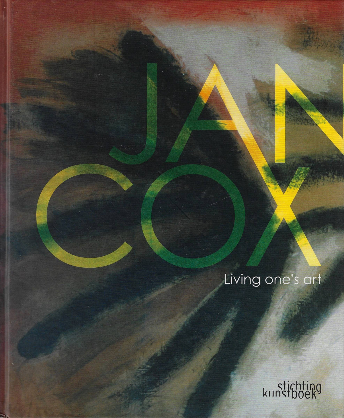 Omslag van Jan Cox Living one's art, tweedehands boek bij Boekhandel Bloks