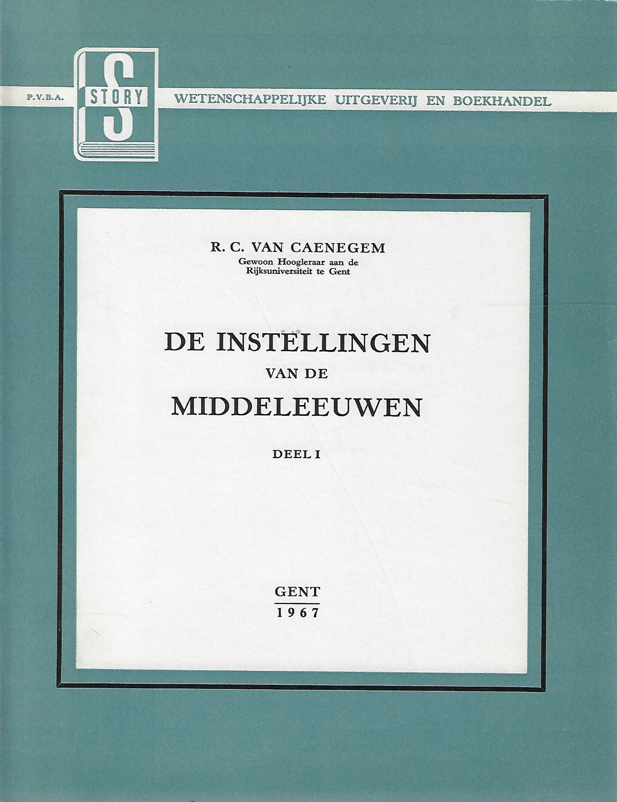 Omslag van De instellingen van de middeleeuwen (2 delen), tweedehands boek bij Boekhandel Bloks