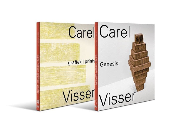 Omslag van Carel Visser Genesis + Carel Visser Grafiek/Prints, tweedehands boek bij Boekhandel Bloks