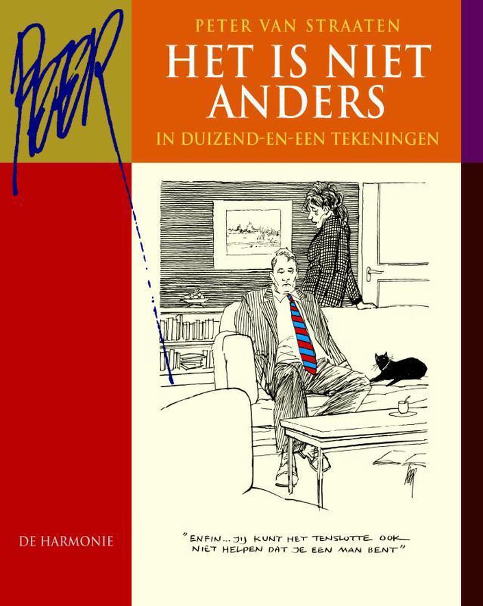 Omslag van Het is niet anders in duizend-en-een tekeningen, tweedehands boek bij Boekhandel Bloks