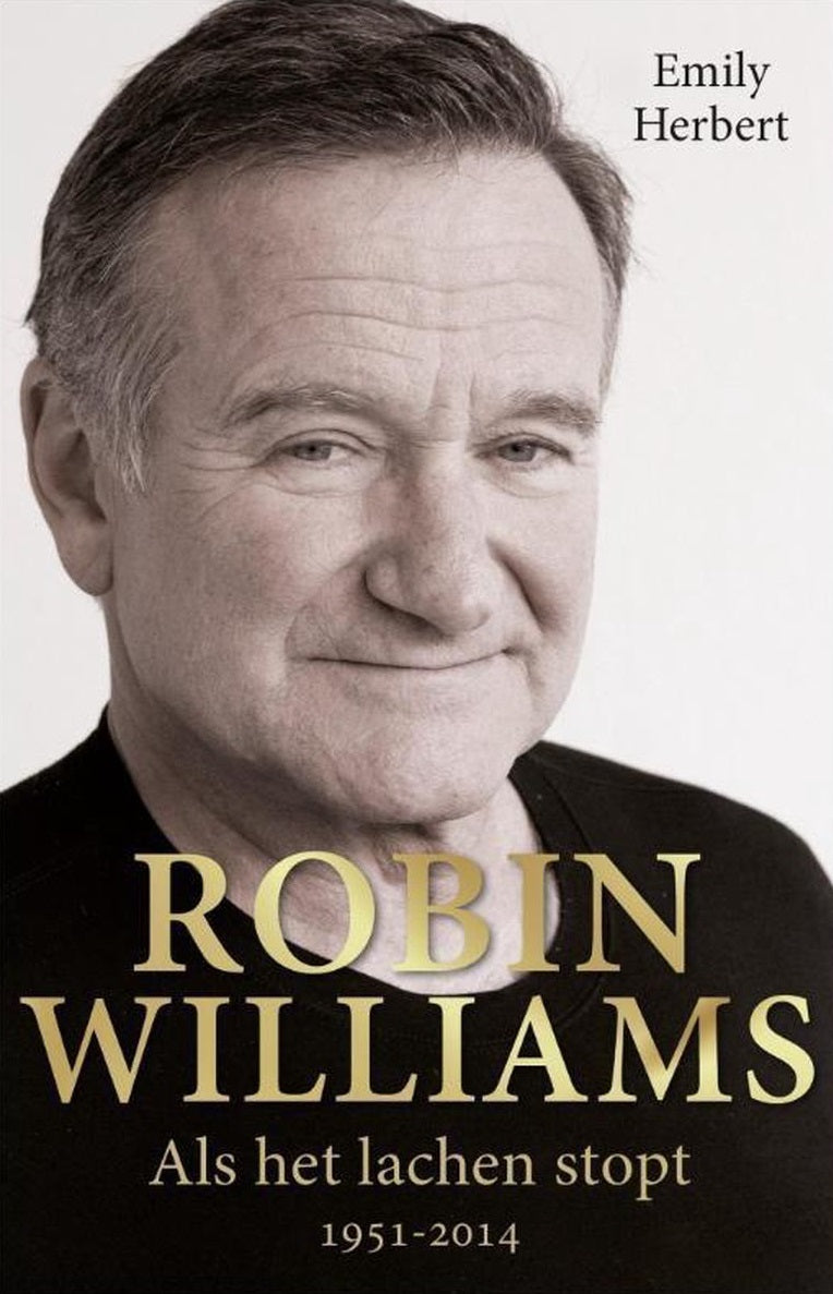 Omslag van Robin Williams / als het lachen stopt 1951-2014, tweedehands boek bij Boekhandel Bloks