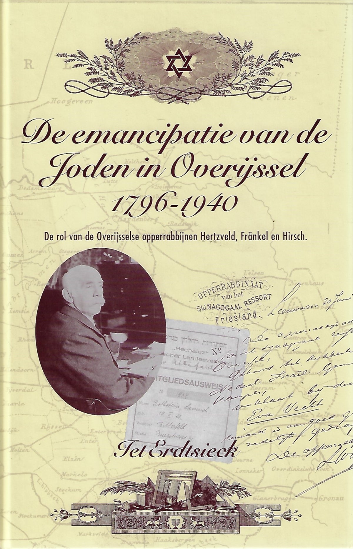 Omslag van De emancipatie van de joden in Overijssel, 1796-1940, tweedehands boek bij Boekhandel Bloks