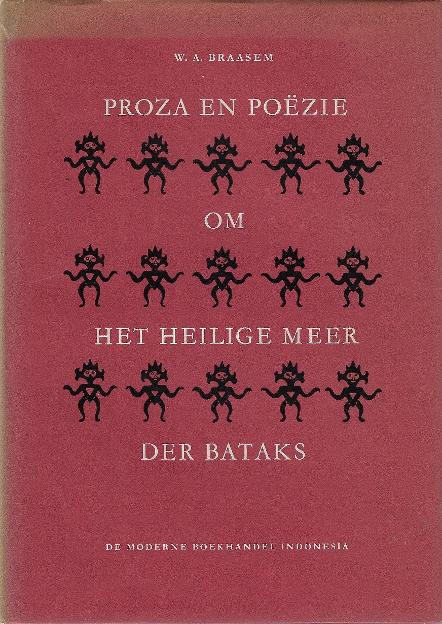 Omslag van Proza en poëzie om het heilige meer der Bataks, tweedehands boek bij Boekhandel Bloks
