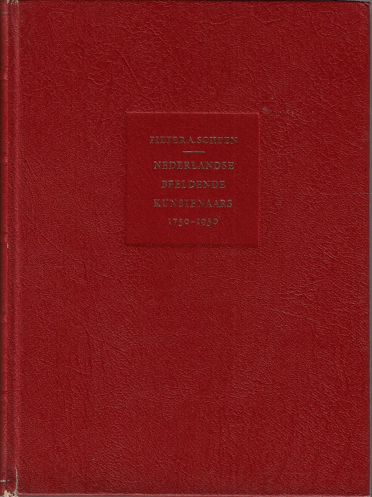 Omslag van Pieter Scheen - Nederlandse beeldende kunstenaars 1750-1950, tweedehands boek bij Boekhandel Bloks