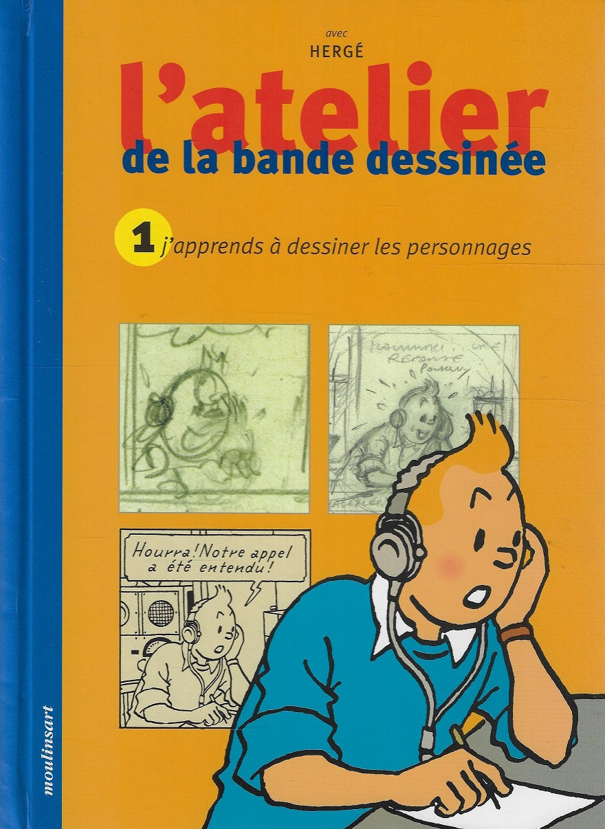 Omslag van L'atelier de la bande dessinée / J'apprends à dessiner les personnages, tweedehands boek bij Boekhandel Bloks