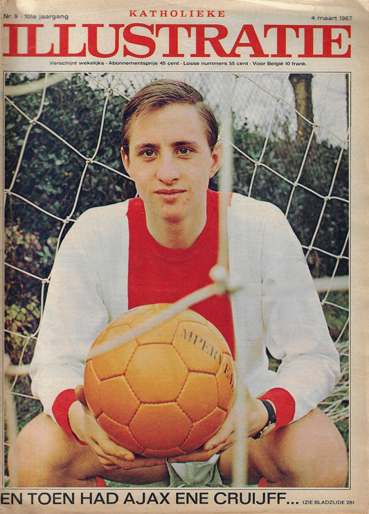 Omslag van Johan Cruijff - Katholieke illustratie, tweedehands boek bij Boekhandel Bloks