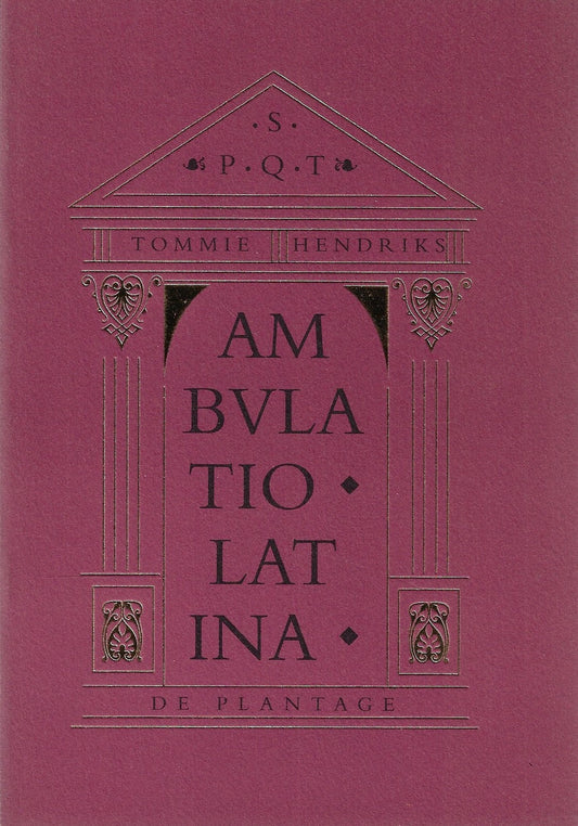 Omslag van Ambulatio Latina Rheno-Traiectina, tweedehands boek bij Boekhandel Bloks