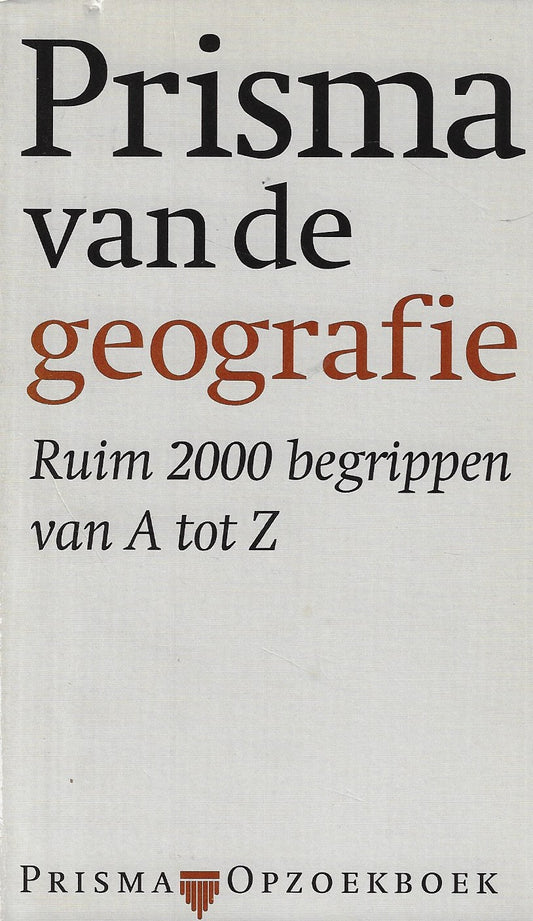 Omslag van Prisma van de geografie, tweedehands boek bij Boekhandel Bloks